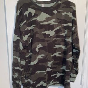 Athleta Camo Pullover
